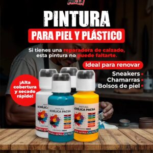 PINTURA PARA PIEL Y PLÁSTICO